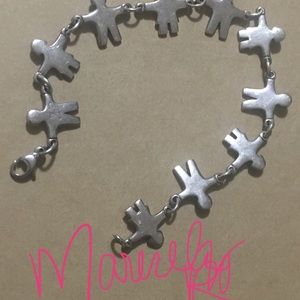 Retired James Avery heavy rope chain with bird pendant 18 inches. 265